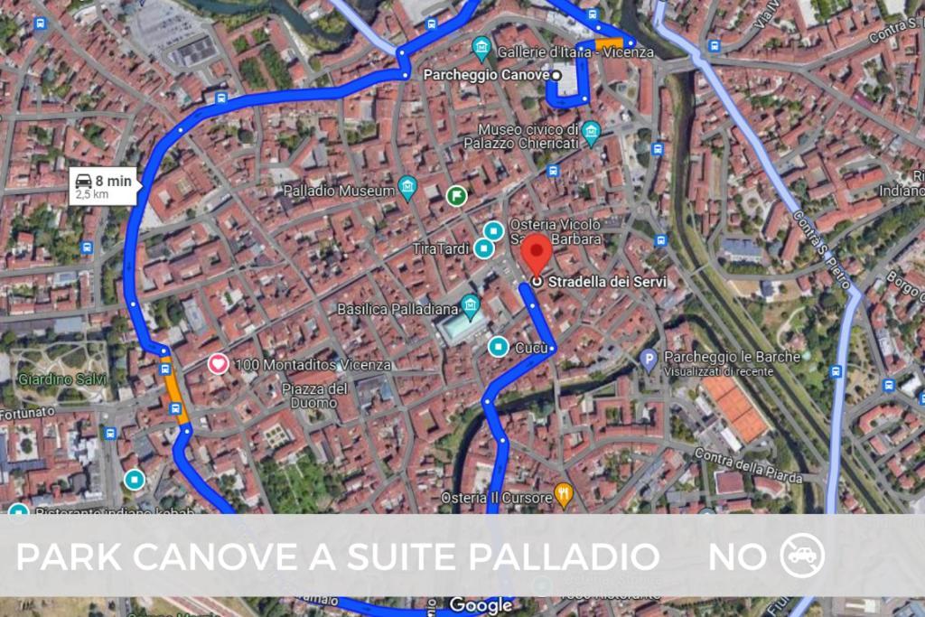 Suite Palladio Centro Vicenza A 2 Passi Da Piazza Dei Signori Check-In Veloce Exterior foto