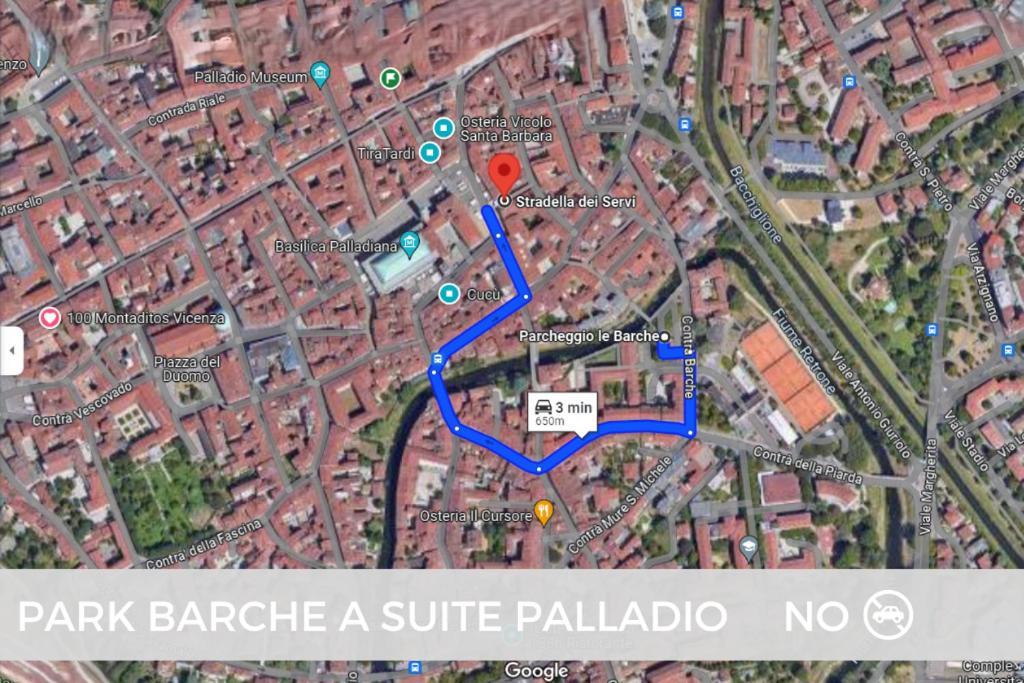 Suite Palladio Centro Vicenza A 2 Passi Da Piazza Dei Signori Check-In Veloce Exterior foto